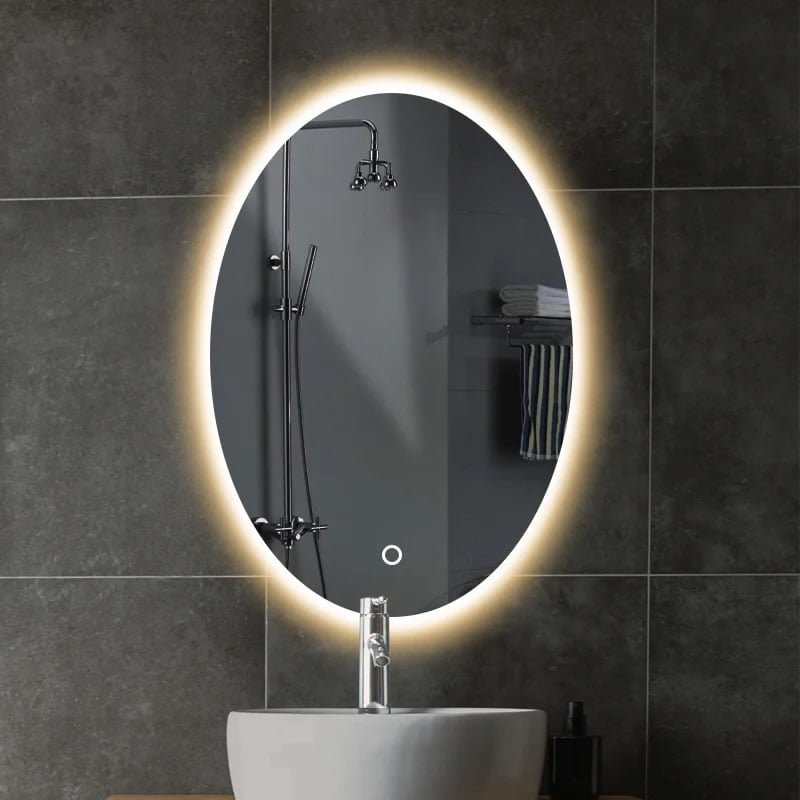 Oval Bathroom Mirror
