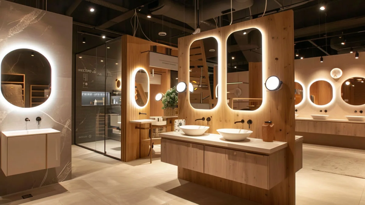 Light in bathroom mirror new styles